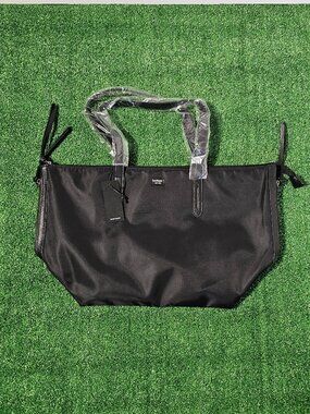 NEW Botkier Black Nylon Shoulder Tote Bag